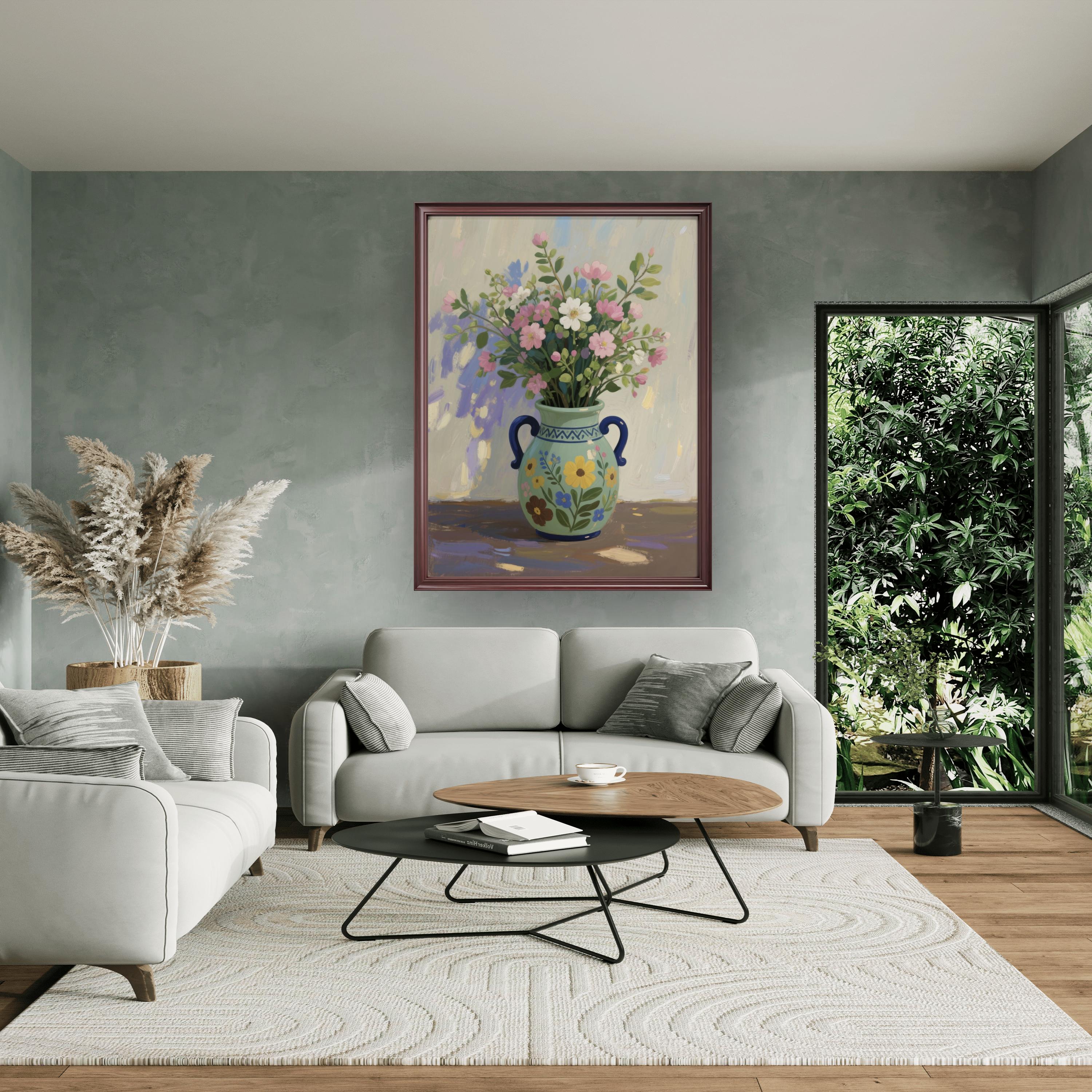 Quiet Beauty of Vase Flowers