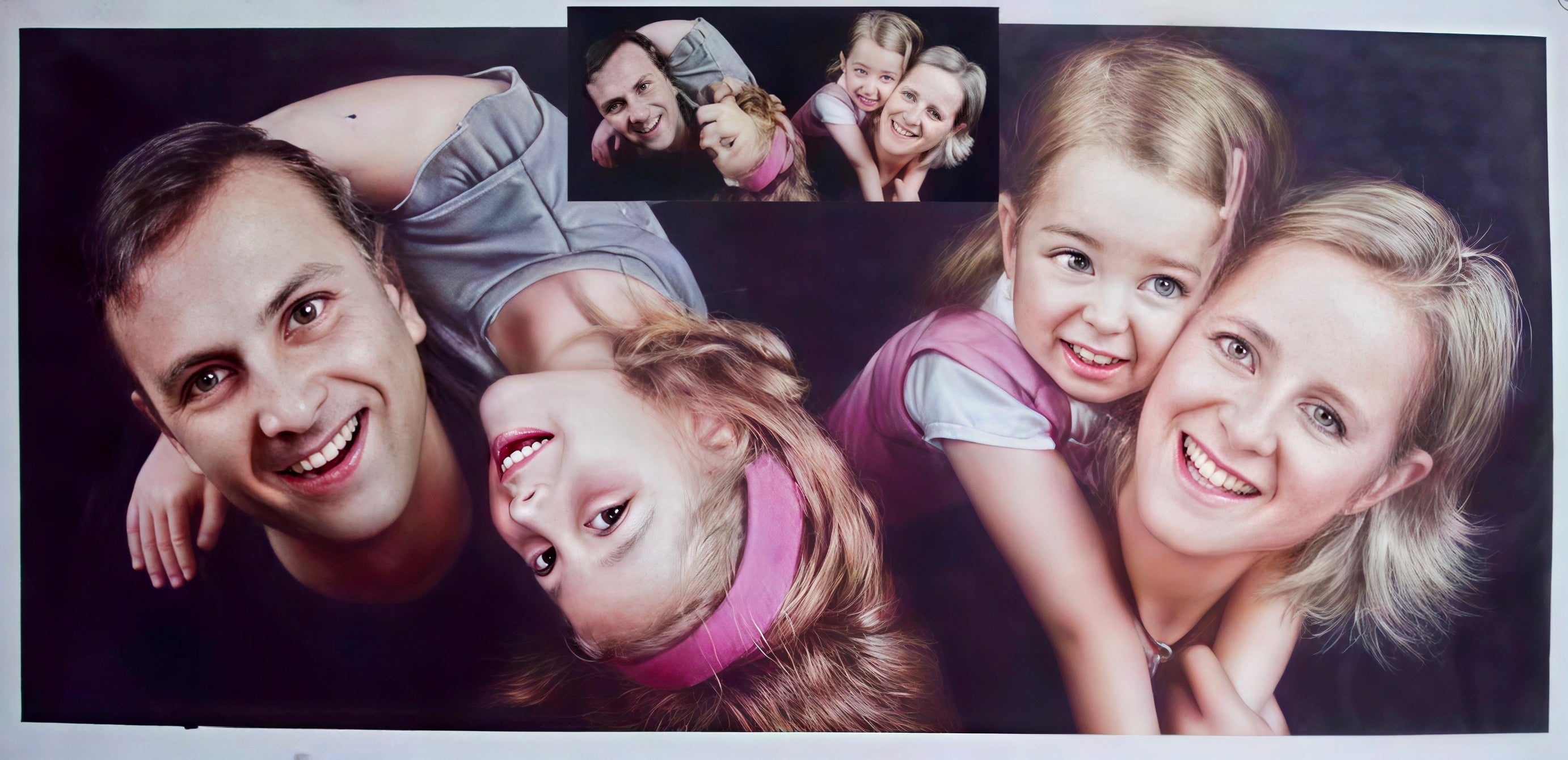 Custom oil painting portraits from photos