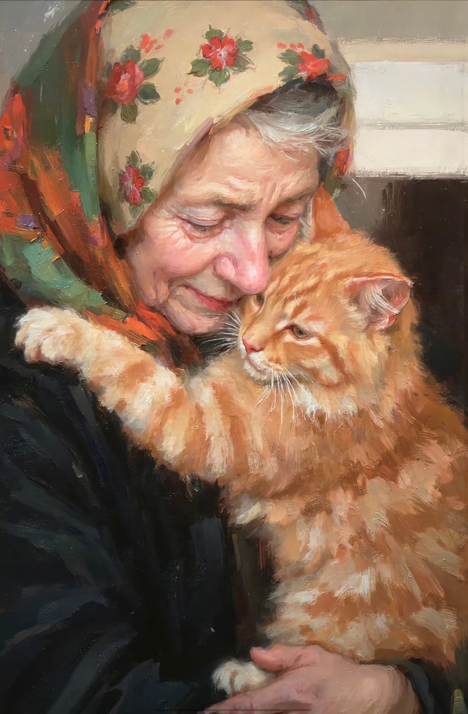Custom oil painting portraits from photos