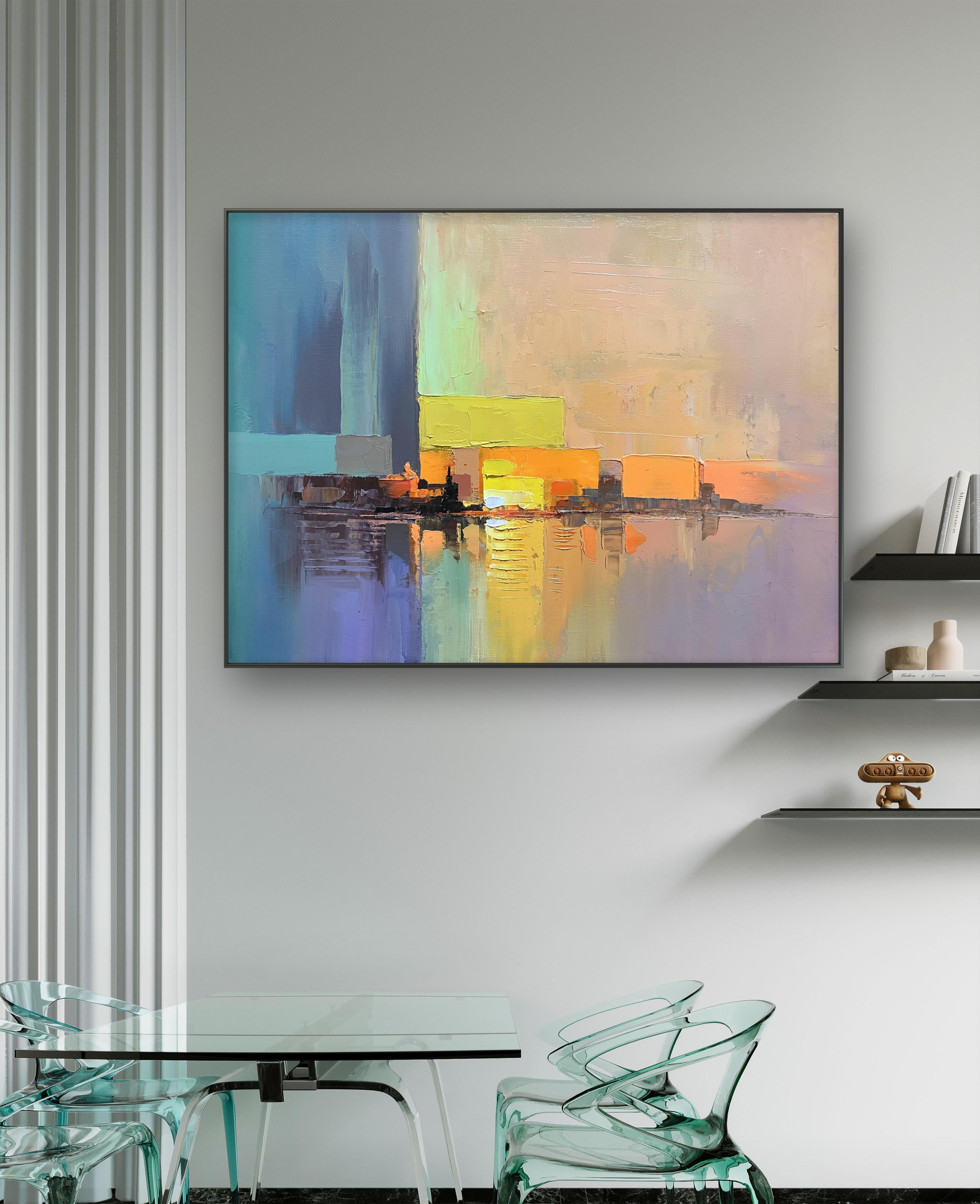 Ocean Rhythm - Abstract Oil Painting
