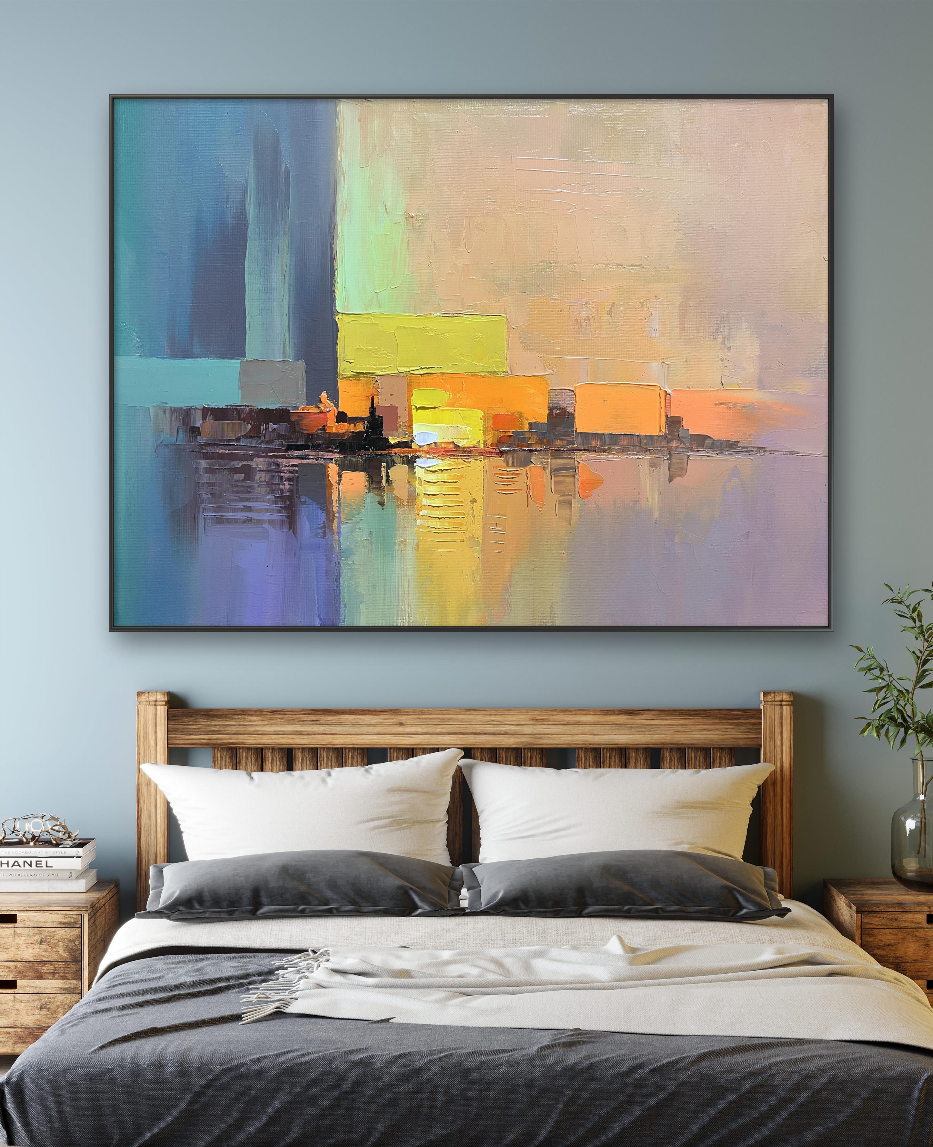 Ocean Rhythm - Abstract Oil Painting