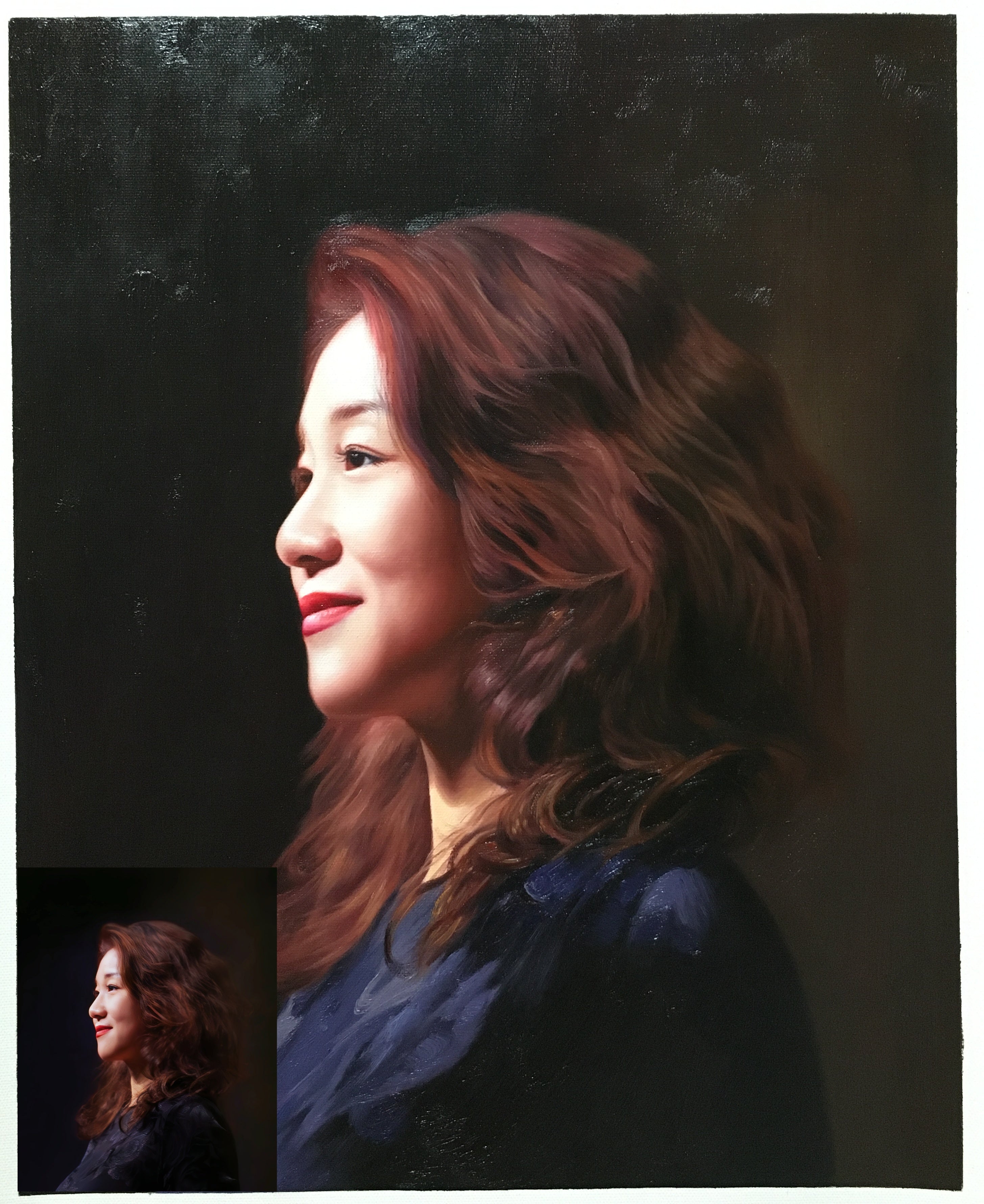 Custom oil painting portraits from photos
