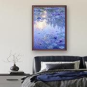 Water and Flowers Reflecting Each Other