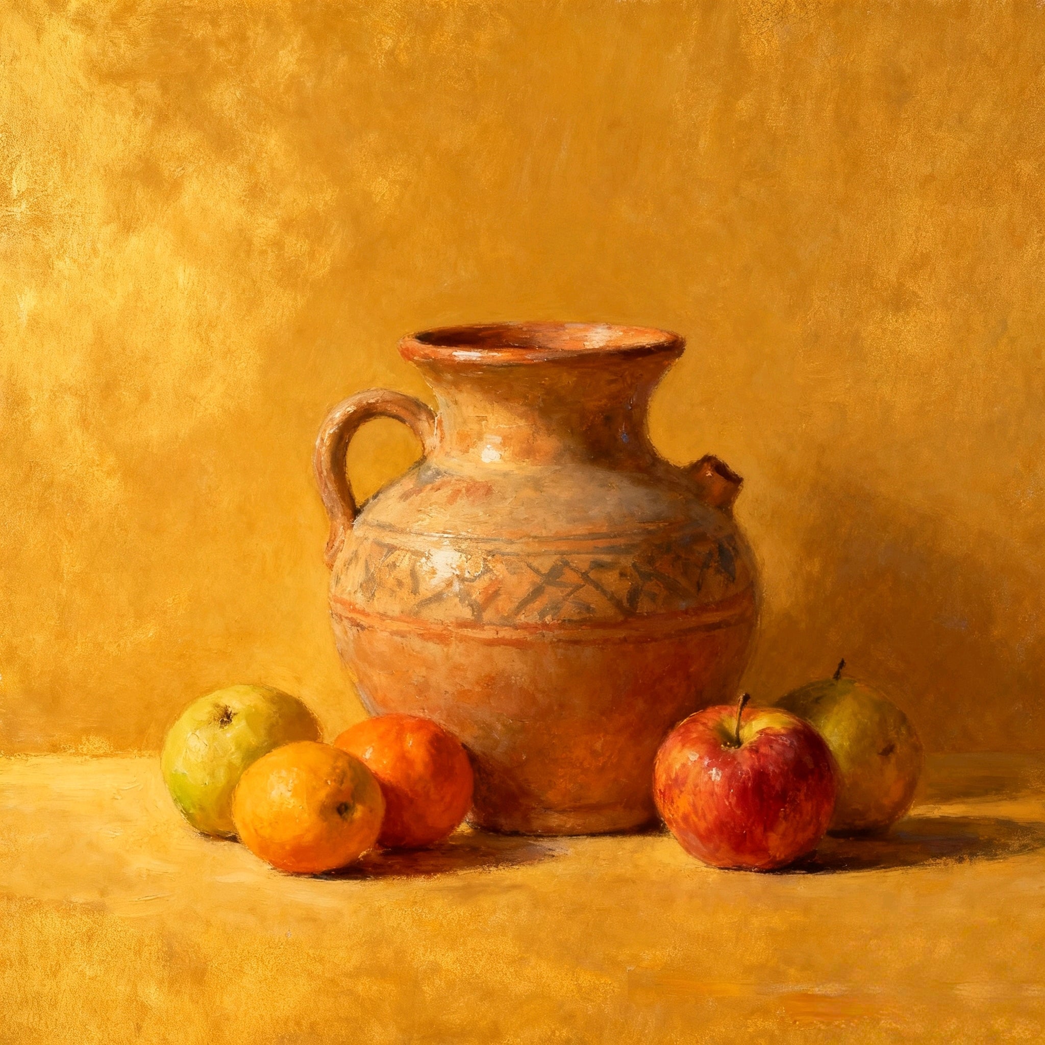 Amber Light and Shadow