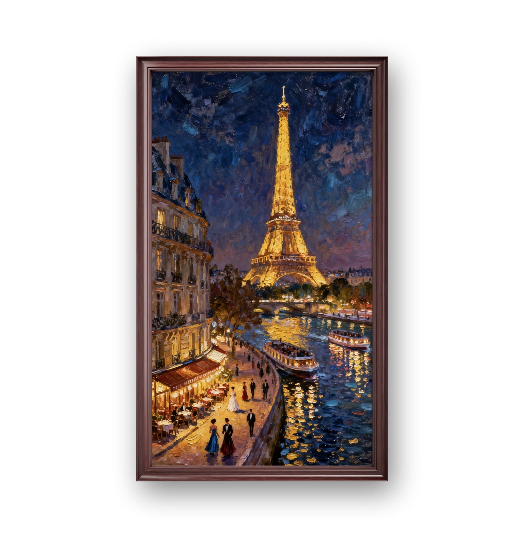 Moonlit Paris
