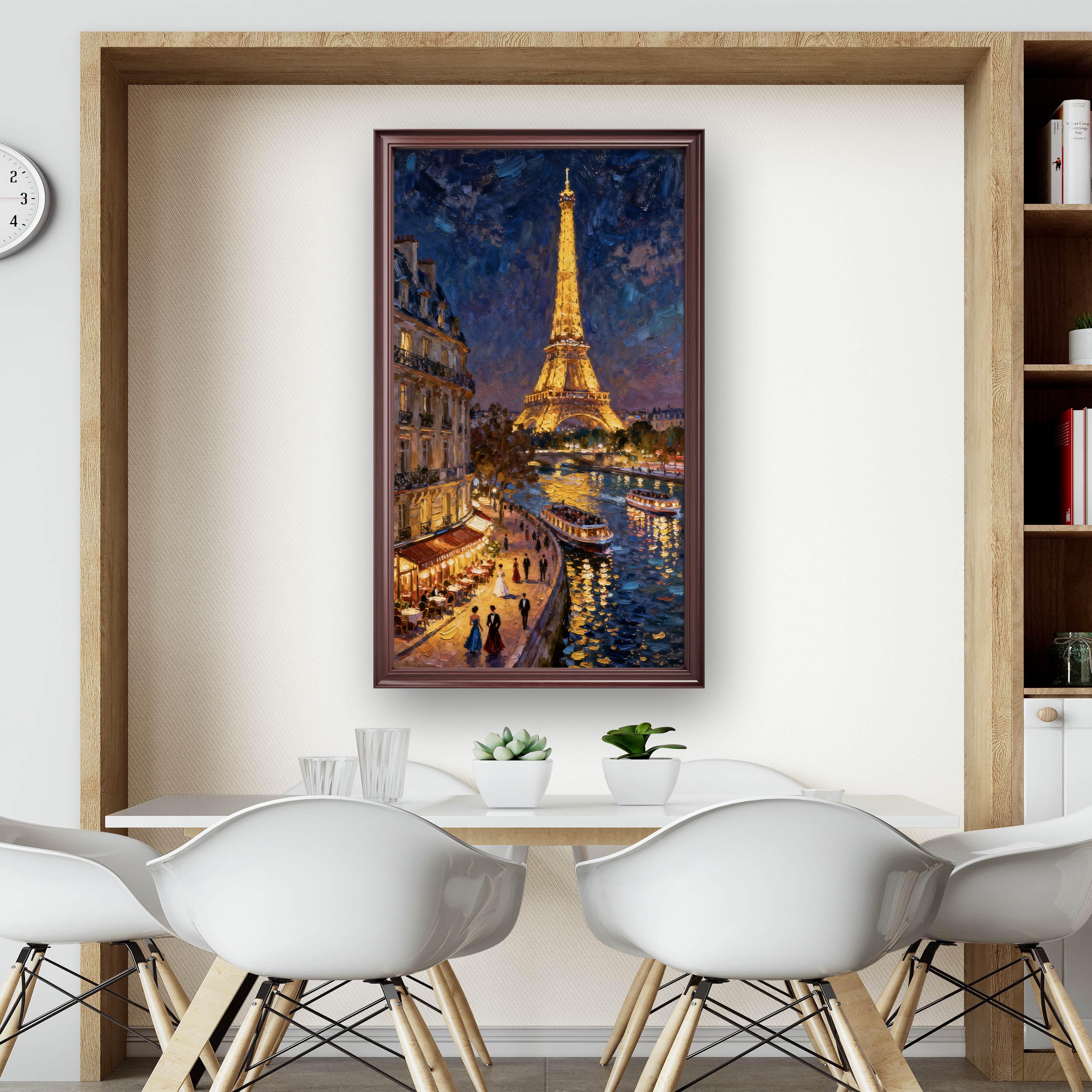 Moonlit Paris