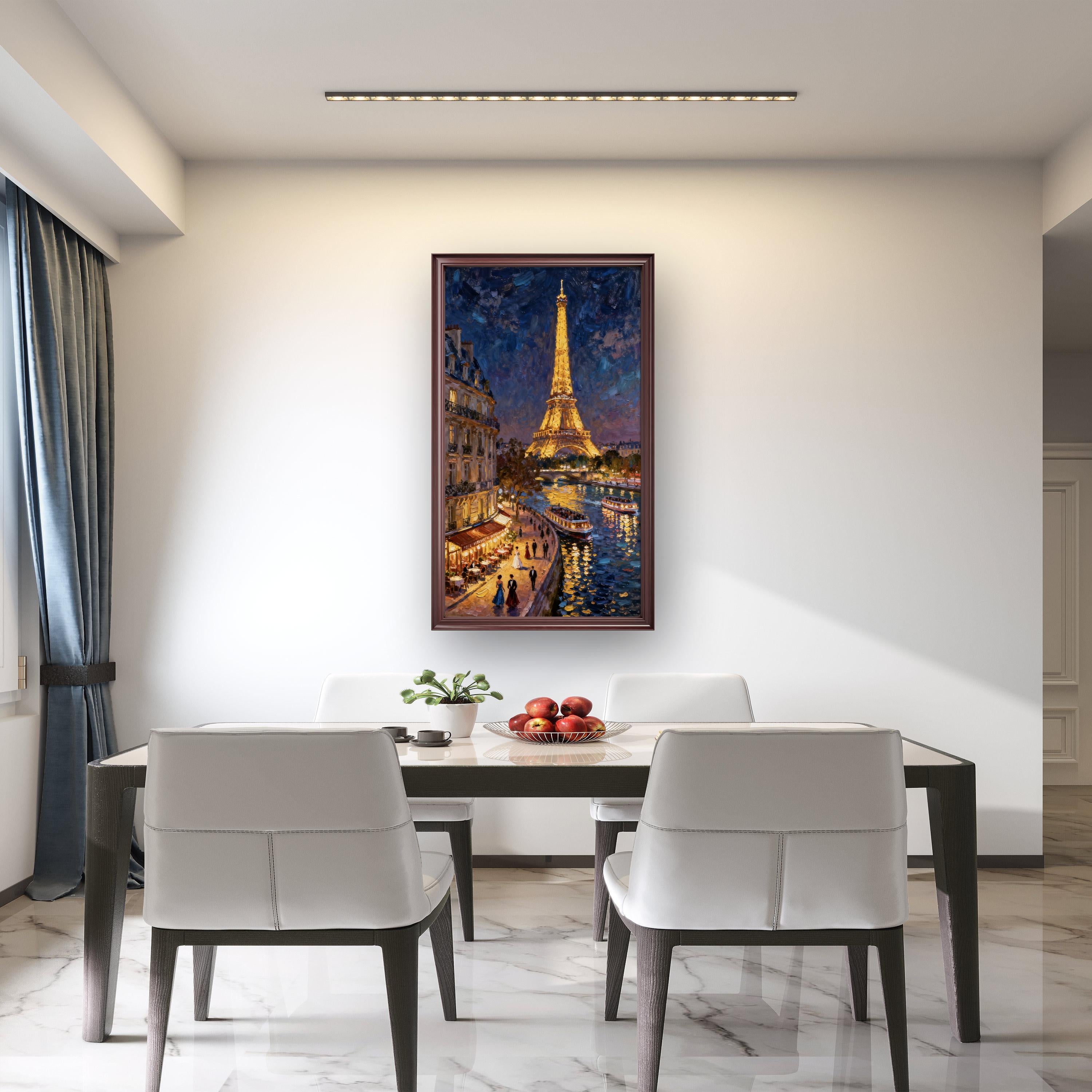 Moonlit Paris