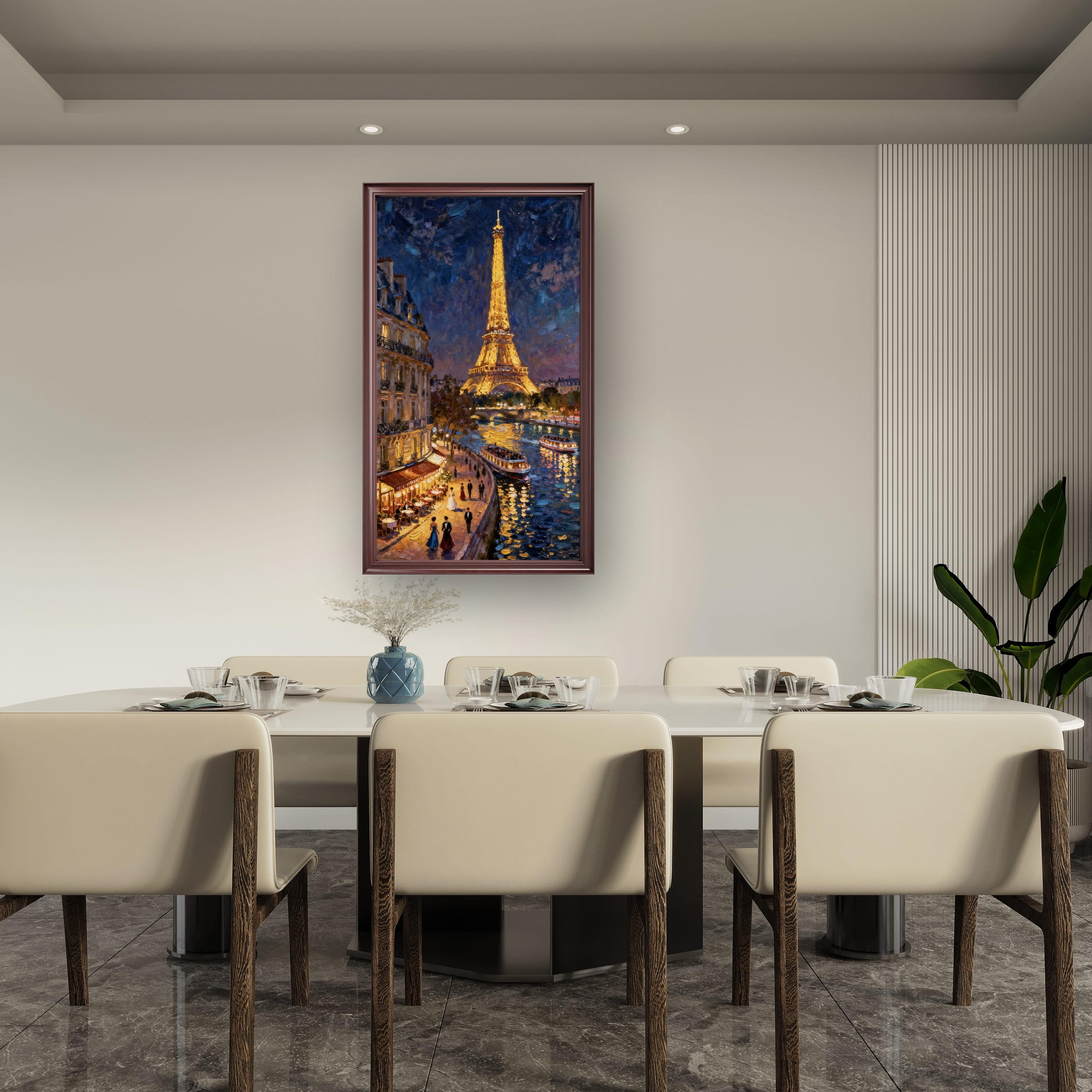 Moonlit Paris