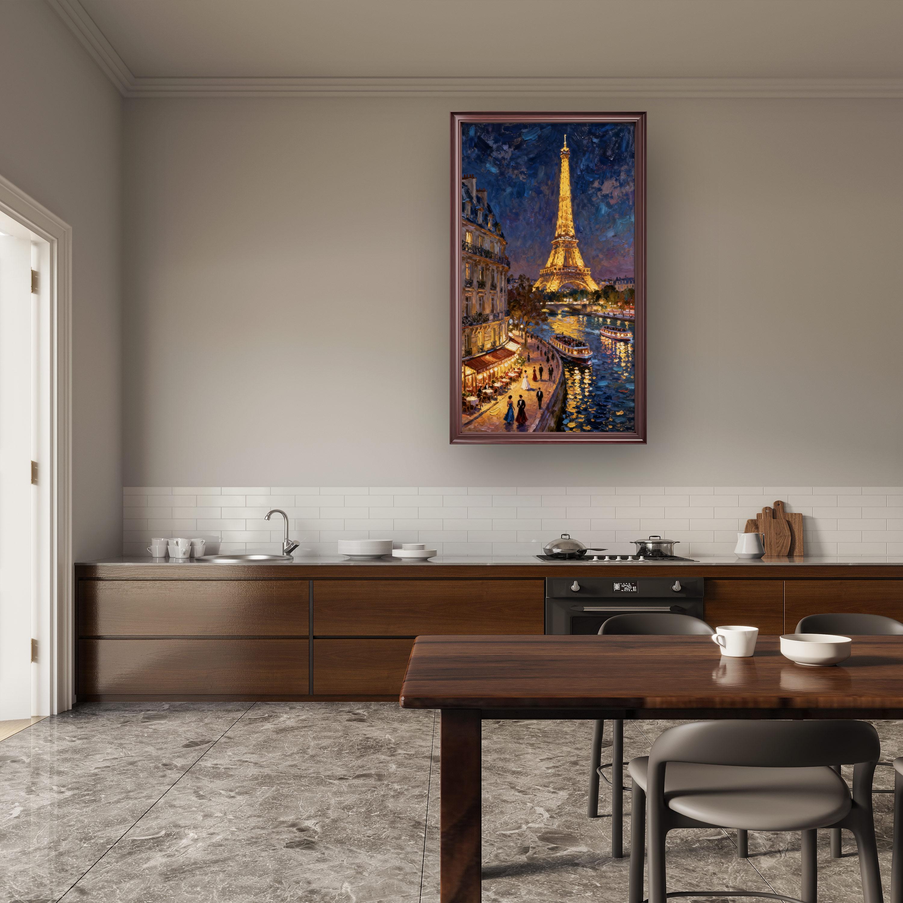Moonlit Paris