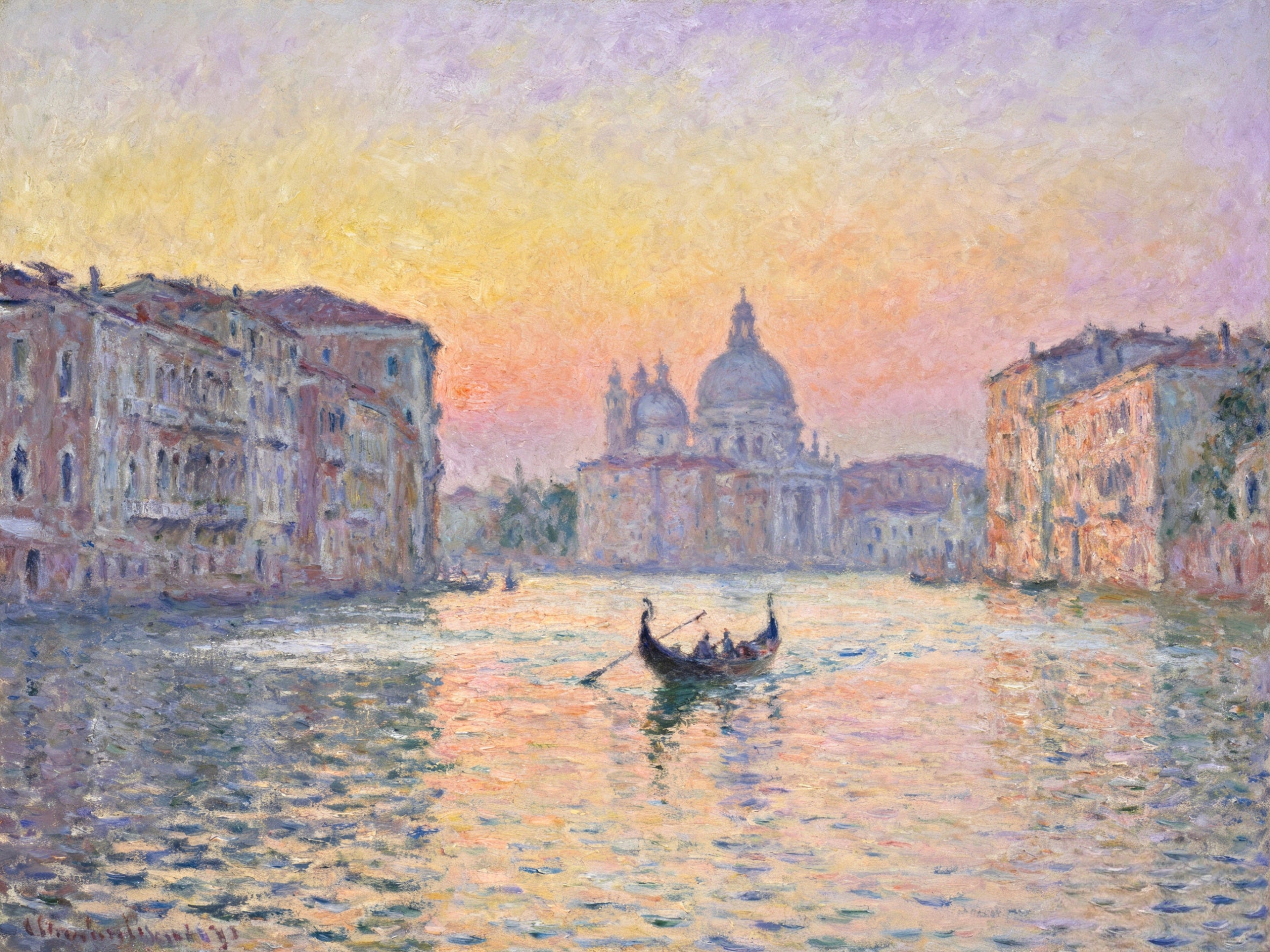 Bustling Riverbank