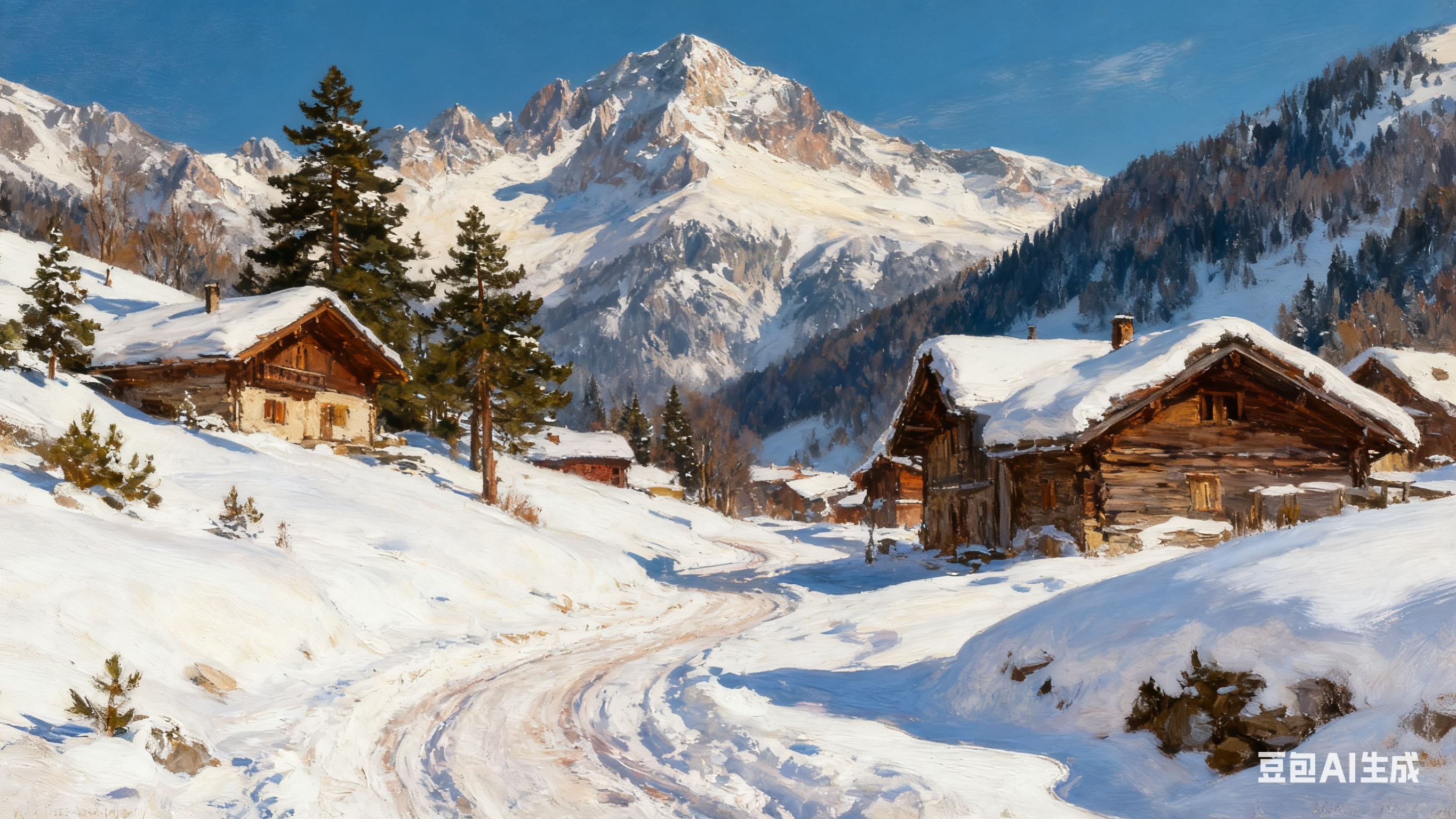 Snow-Covered Landscape