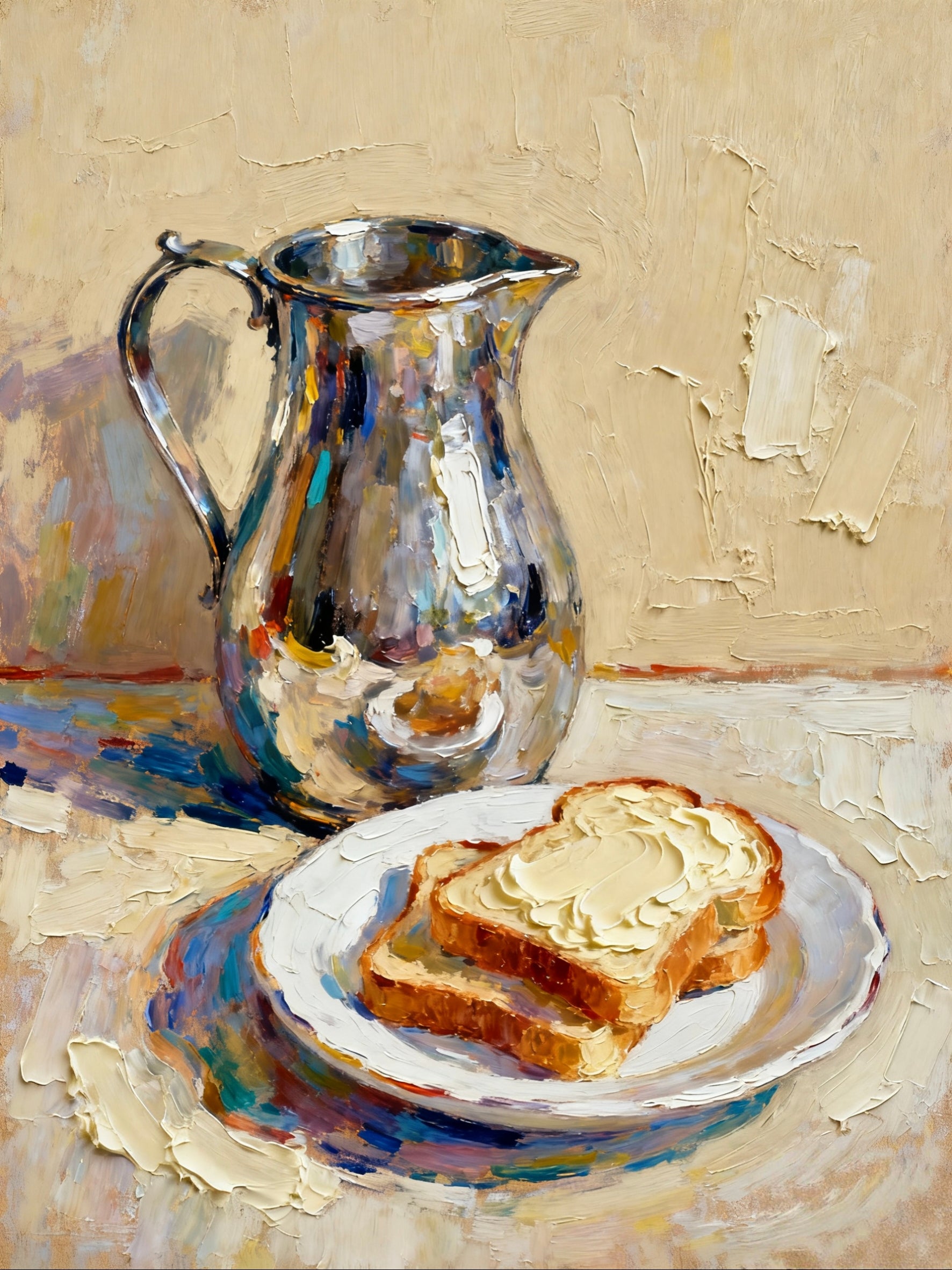 Morning Light Bread Still Life